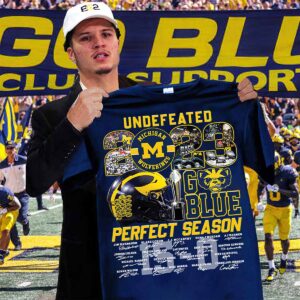 Wolverines Undefeated Perfect Season Go Blue Shirt Wolverines Undefeated Perfect Season Go Blue Shirt