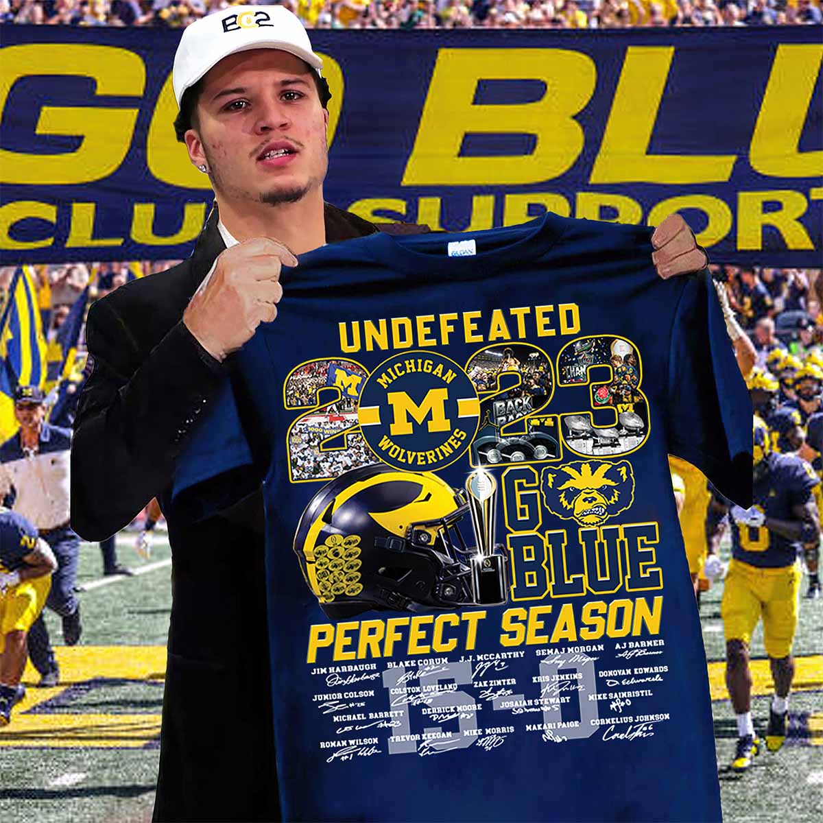 Wolverines Undefeated Perfect Season Go Blue Shirt Wolverines Undefeated Perfect Season Go Blue Shirt