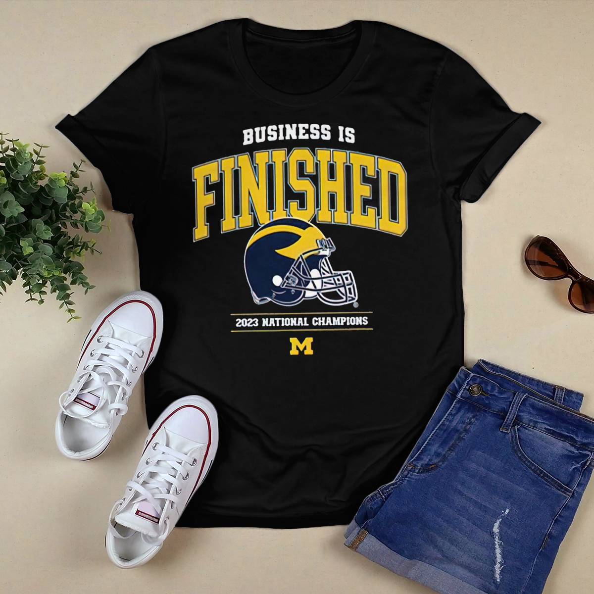 business is finished michigan shirt Business Is Finished Michigan Shirt