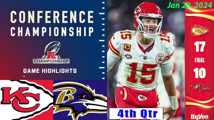 hq720 Triumph in Red: Celebrating the Kansas City Chiefs' Victory in the 2024 AFC Championship