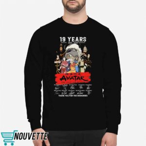 19 Years 2005 – 2024 Avatar The Last Airbender Thank You For The Memories T Shirt 5 10
