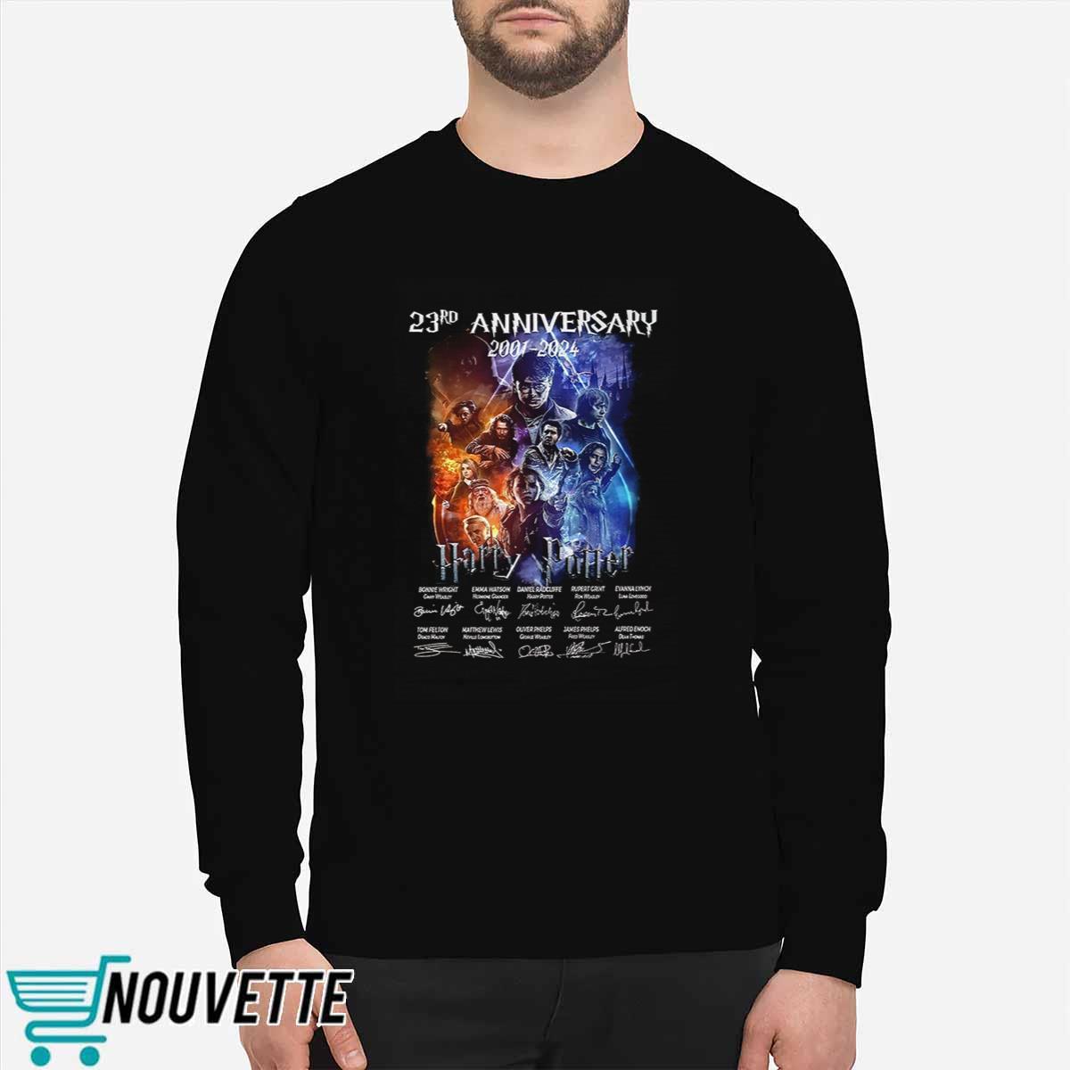 23rd Anniversary 2001 – 2024 Harry Potter Thank You For The Memories Shirt 23rd Anniversary 2001 – 2024 Harry Potter Thank You For The Memories Shirt