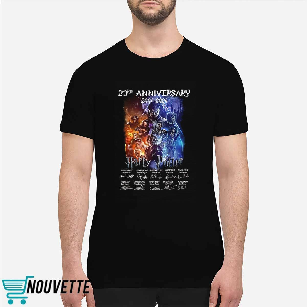 23rd Anniversary 2001 – 2024 Harry Potter Thank You For The Memories Shirt 23rd Anniversary 2001 – 2024 Harry Potter Thank You For The Memories Shirt
