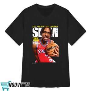 30Th Anniversary Take Over Slam 248 Tyrese Maxey Catch Me If You Can Shirt