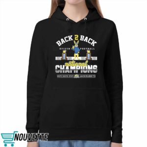 Back To Back Division I Football 2022 2023 National Champions South Dakota State Jackrabbits Shirt 5 Back To Back Division I Football 2022 2023 National Champions South Dakota State Jackrabbits Shirt 1 2