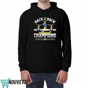 Back To Back Division I Football 2022 2023 National Champions South Dakota State Jackrabbits Shirt 4 Back To Back Division I Football 2022 2023 National Champions South Dakota State Jackrabbits Shirt 2 4