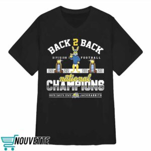 Back To Back Division I Football 2022 2023 National Champions South Dakota State Jackrabbits Shirt 2 Back To Back Division I Football 2022 2023 National Champions South Dakota State Jackrabbits Shirt 4 7