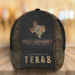 I Stand With Texas Protect Our Border Retro 3D Cap I Stand With Texas Protect Our Border Retro 3D Cap
