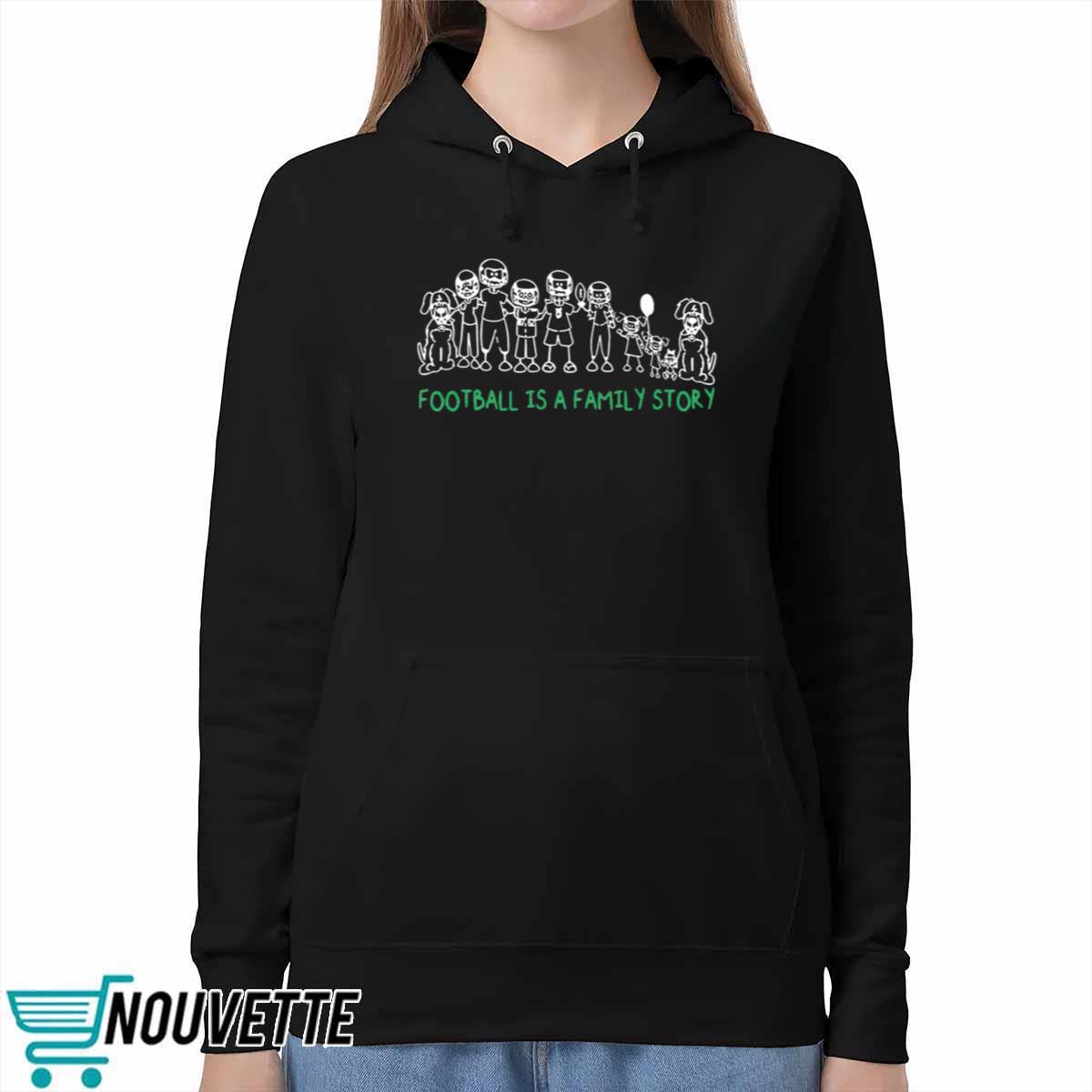Jason Kelce Football Is A Family Story Shirt Jason Kelce Football Is A Family Story Shirt