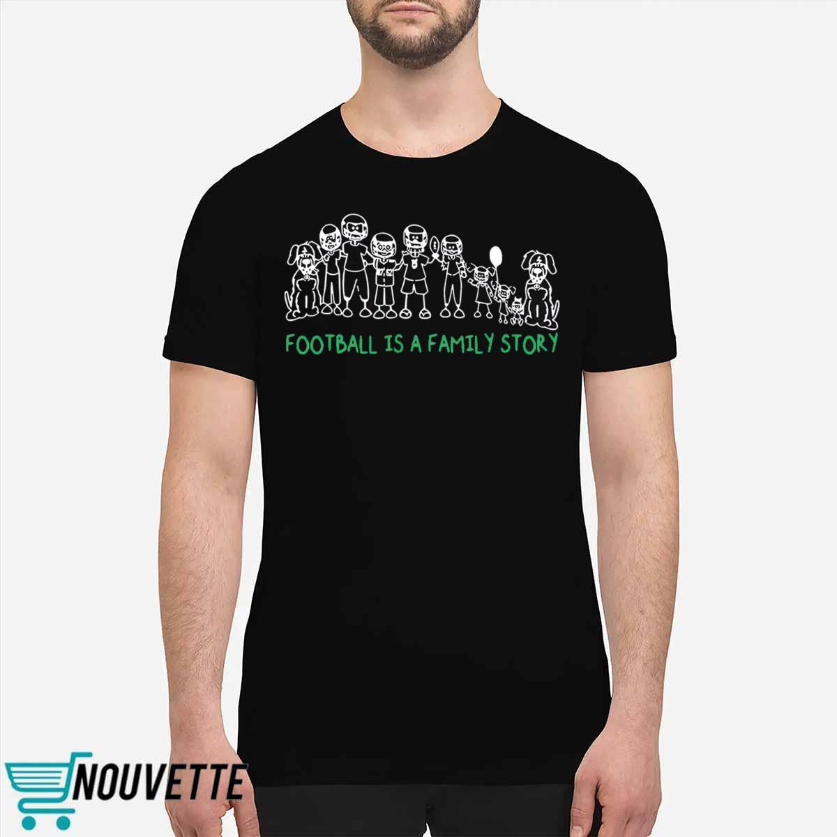 Jason Kelce Football Is A Family Story Shirt Jason Kelce Football Is A Family Story Shirt