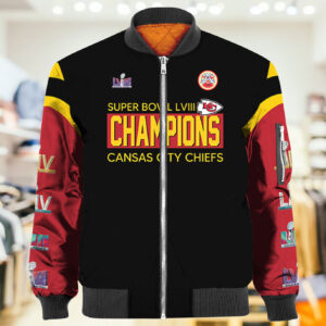 KC Chiefs Four Time Super Bowl Champions Bomber Jacket 2024