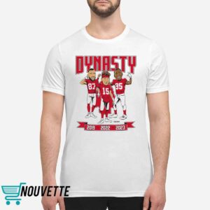 Kansas City 2023 World Champs Dynasty Caricatures Shirt