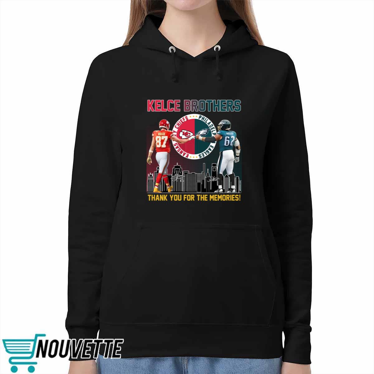Kelce Brothers Thank You For The Memories Shirt Kelce Brothers Thank You For The Memories Shirt