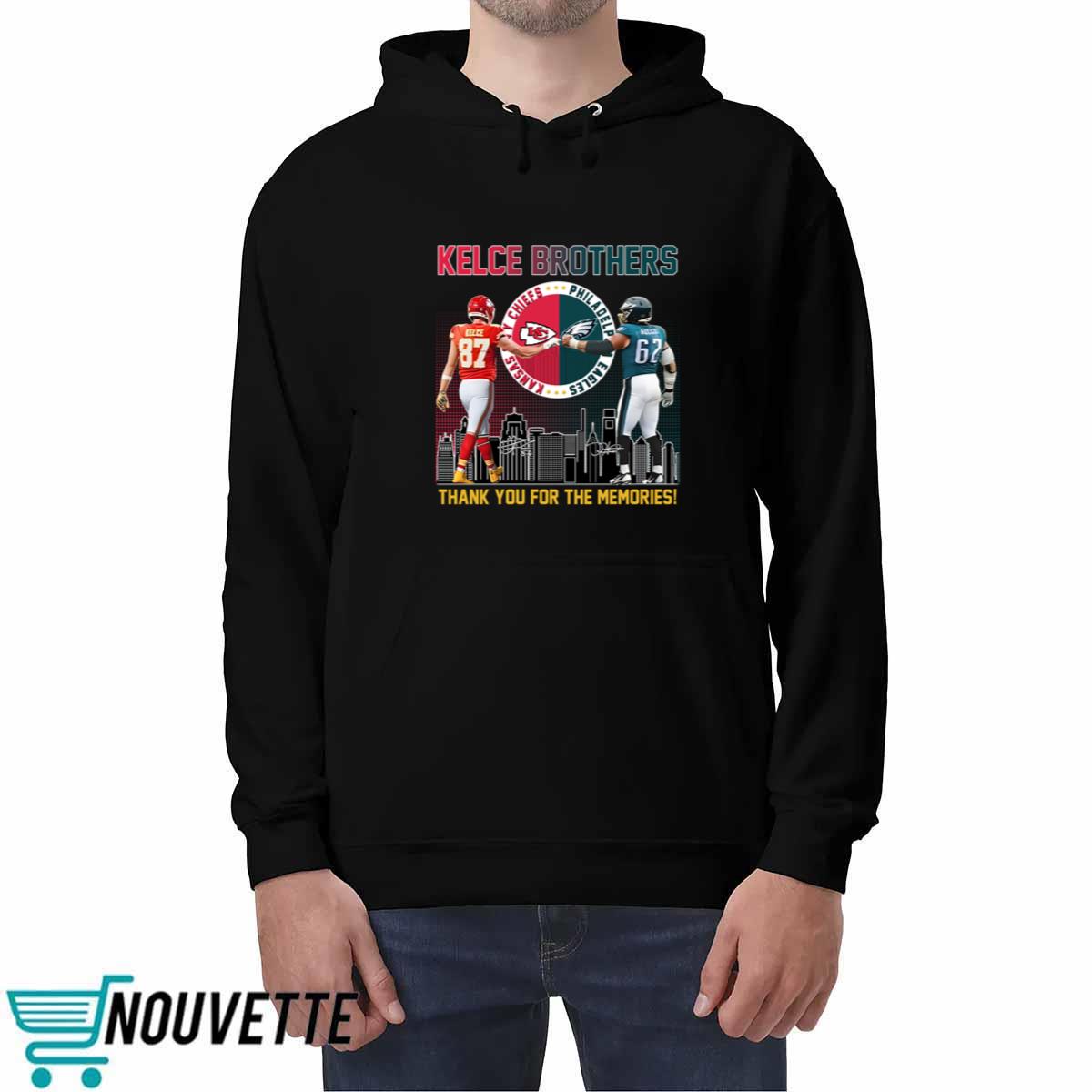Kelce Brothers Thank You For The Memories Shirt Kelce Brothers Thank You For The Memories Shirt