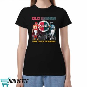 Kelce Brothers Thank You For The Memories Shirt 2 Kelce Brothers Thank You For The Memories Shirt 3 6
