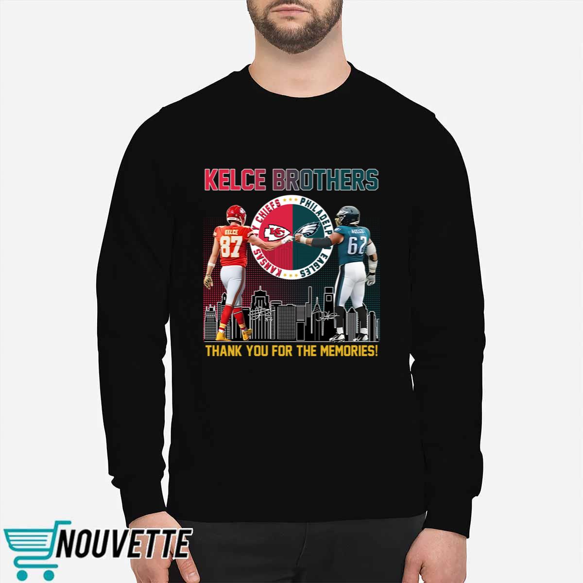 Kelce Brothers Thank You For The Memories Shirt Kelce Brothers Thank You For The Memories Shirt