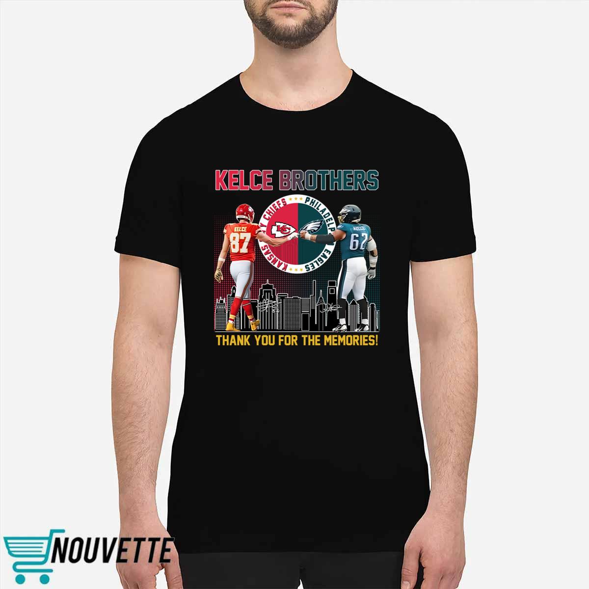 Kelce Brothers Thank You For The Memories Shirt 6 11 Kelce Brothers Thank You For The Memories Shirt
