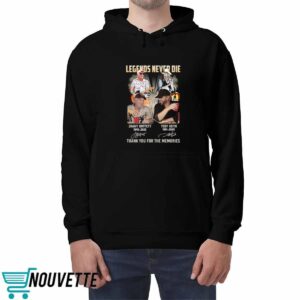 Legends Never Die Jimmy Buffett And Toby Keith Thank You For The Memories Shirt