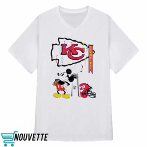 Mickey Mouse Kansas City Chiefs Champions Trophy Shirt