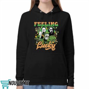 Patrick's Day Men Of Horror Feeling Lucky Shirt