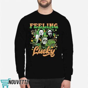 Patrick's Day Men Of Horror Feeling Lucky Shirt