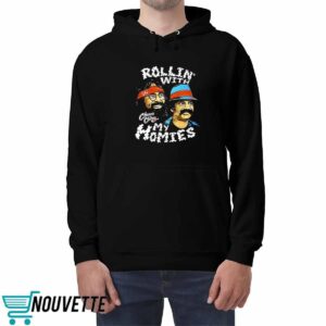 Rollin With My Homies Cheech Chong Shirt 3 Rollin With My Homies Cheech Chong Shirt