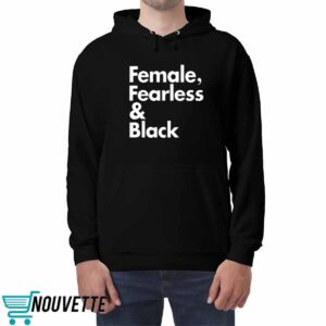Sheryl Swoopes Female Fearless And Black Shirt