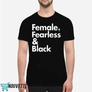 Sheryl Swoopes Female Fearless And Black Shirt