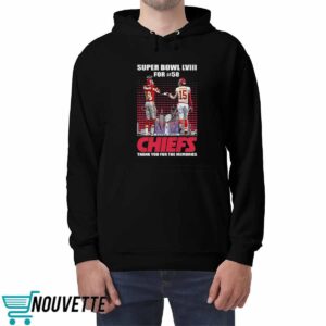 Super Bowl Lviii For 58 Kansas City Chiefs Thank You For The Memories Shirt