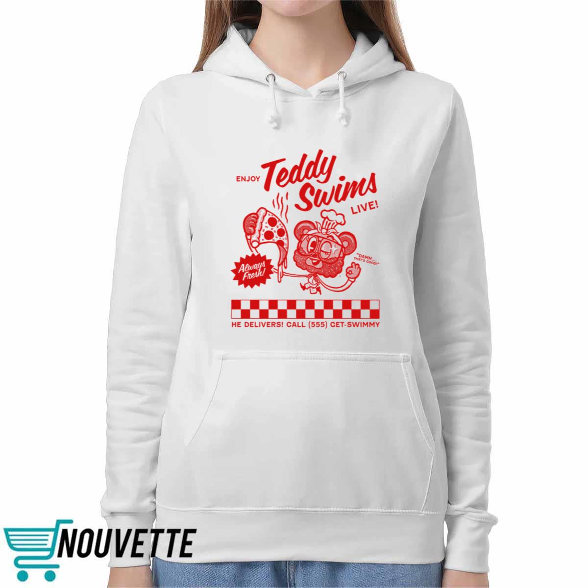 Teddy Swims Swimmy Pizza Shirt Teddy Swims Swimmy Pizza Shirt