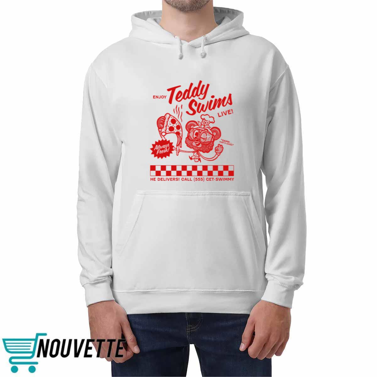 Teddy Swims Swimmy Pizza Shirt Teddy Swims Swimmy Pizza Shirt
