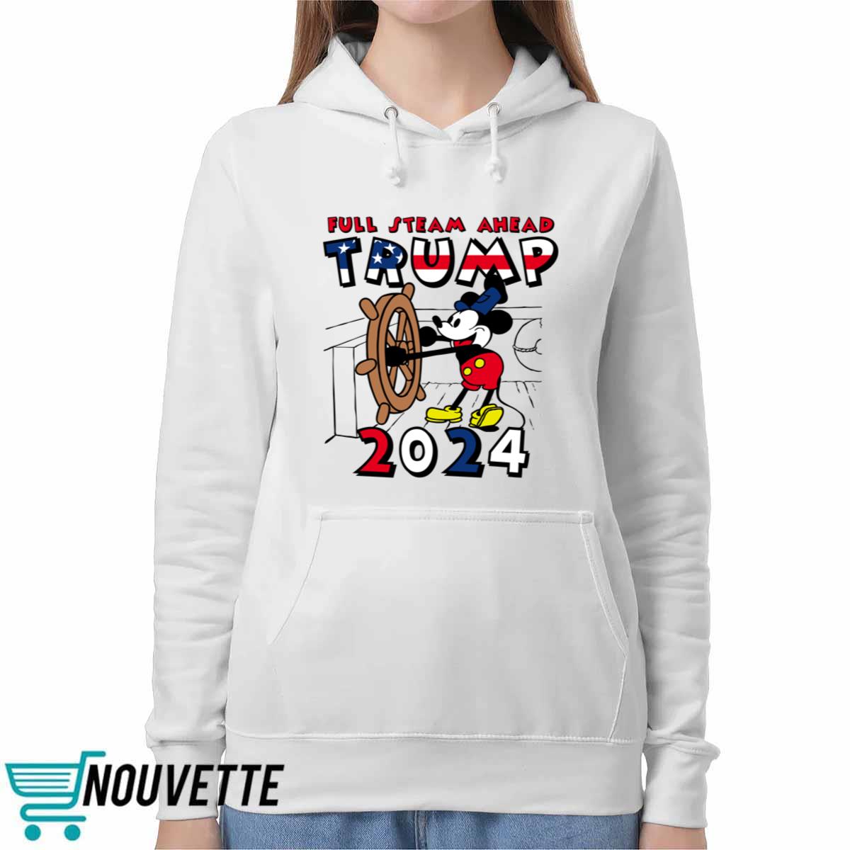Trump 2024 Full Steam Ahead Mickey Shirt Trump 2024 Full Steam Ahead Mickey Shirt
