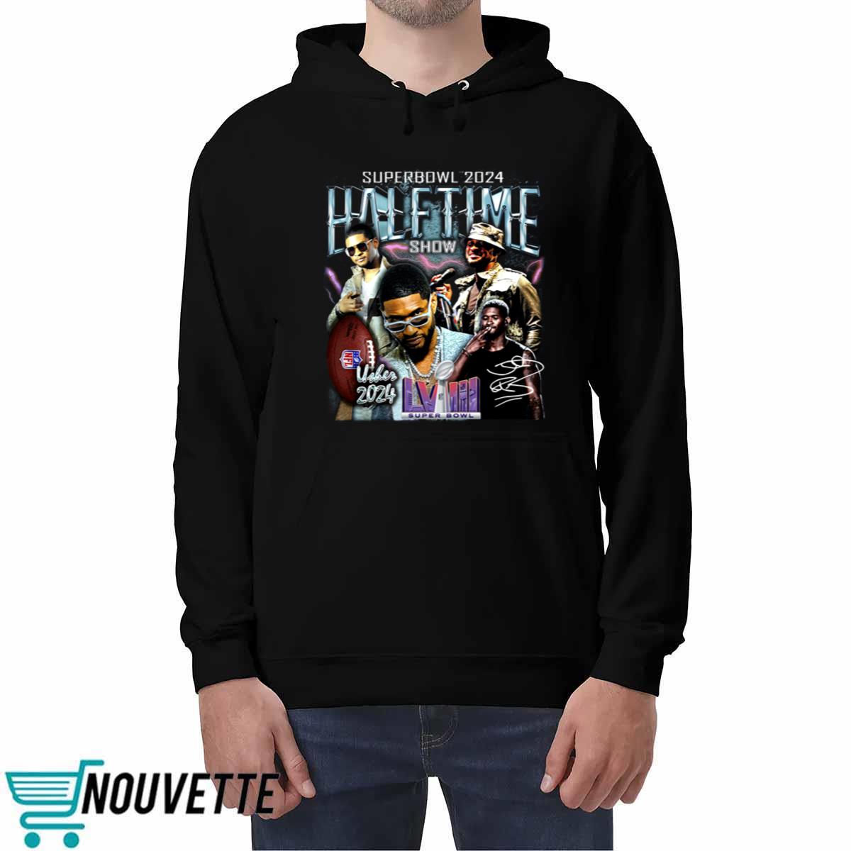 Usher 2000s Artist Super Bowl 2024 Shirt Usher 2000s Artist Super Bowl 2024 Shirt
