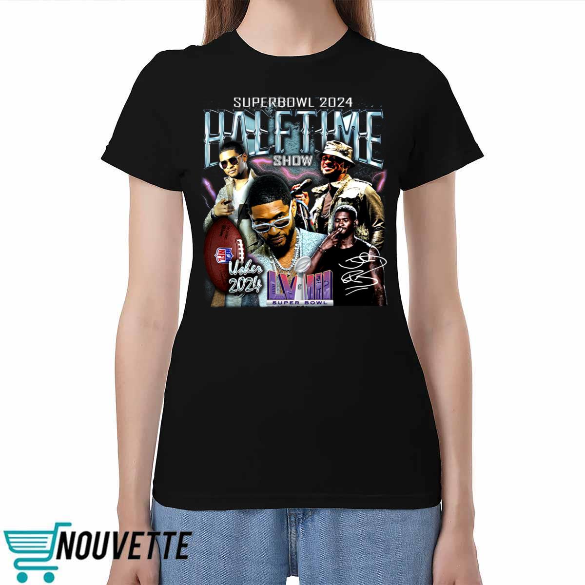Usher 2000s Artist Super Bowl 2024 Shirt Usher 2000s Artist Super Bowl 2024 Shirt