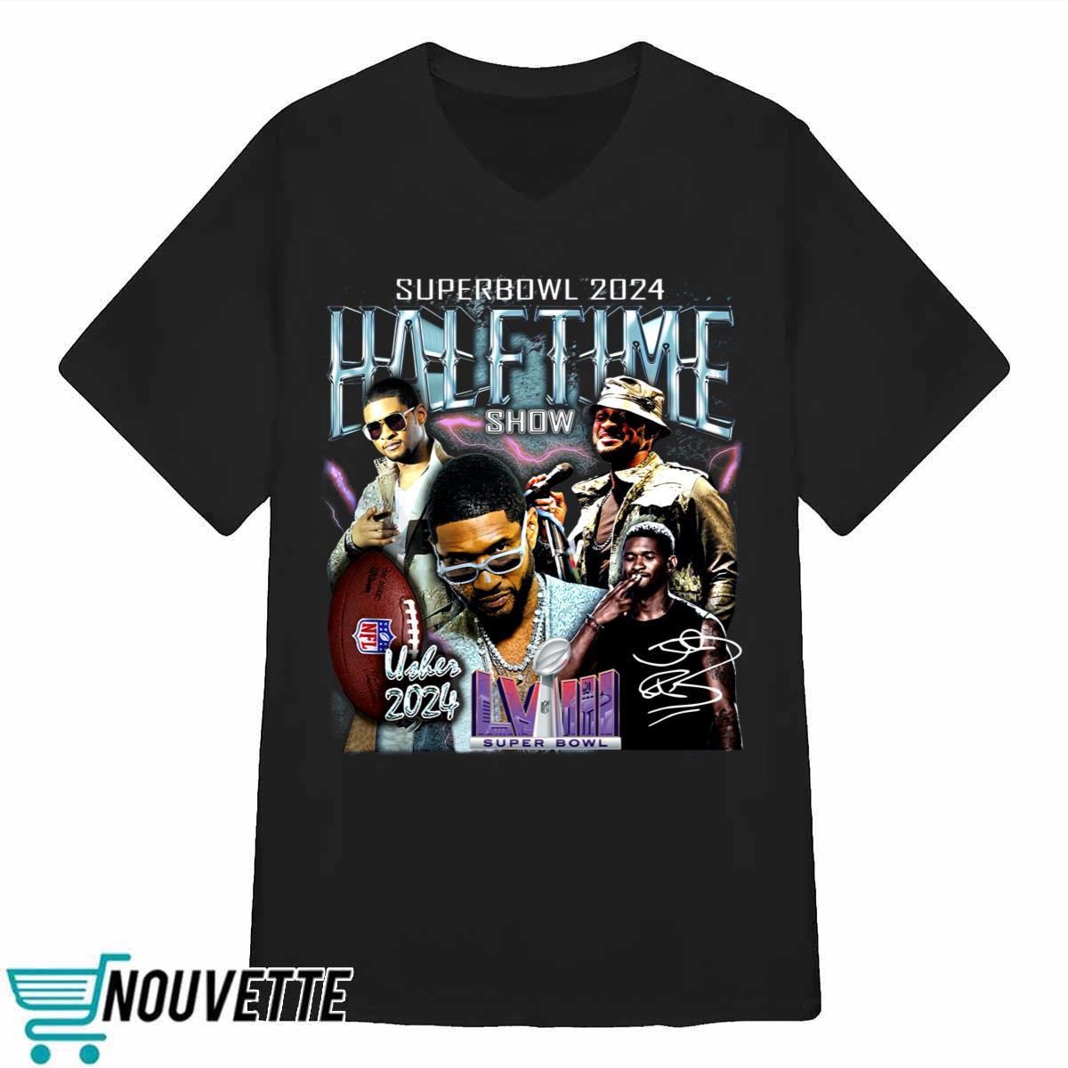 Usher 2000s Artist Super Bowl 2024 Shirt Usher 2000s Artist Super Bowl 2024 Shirt