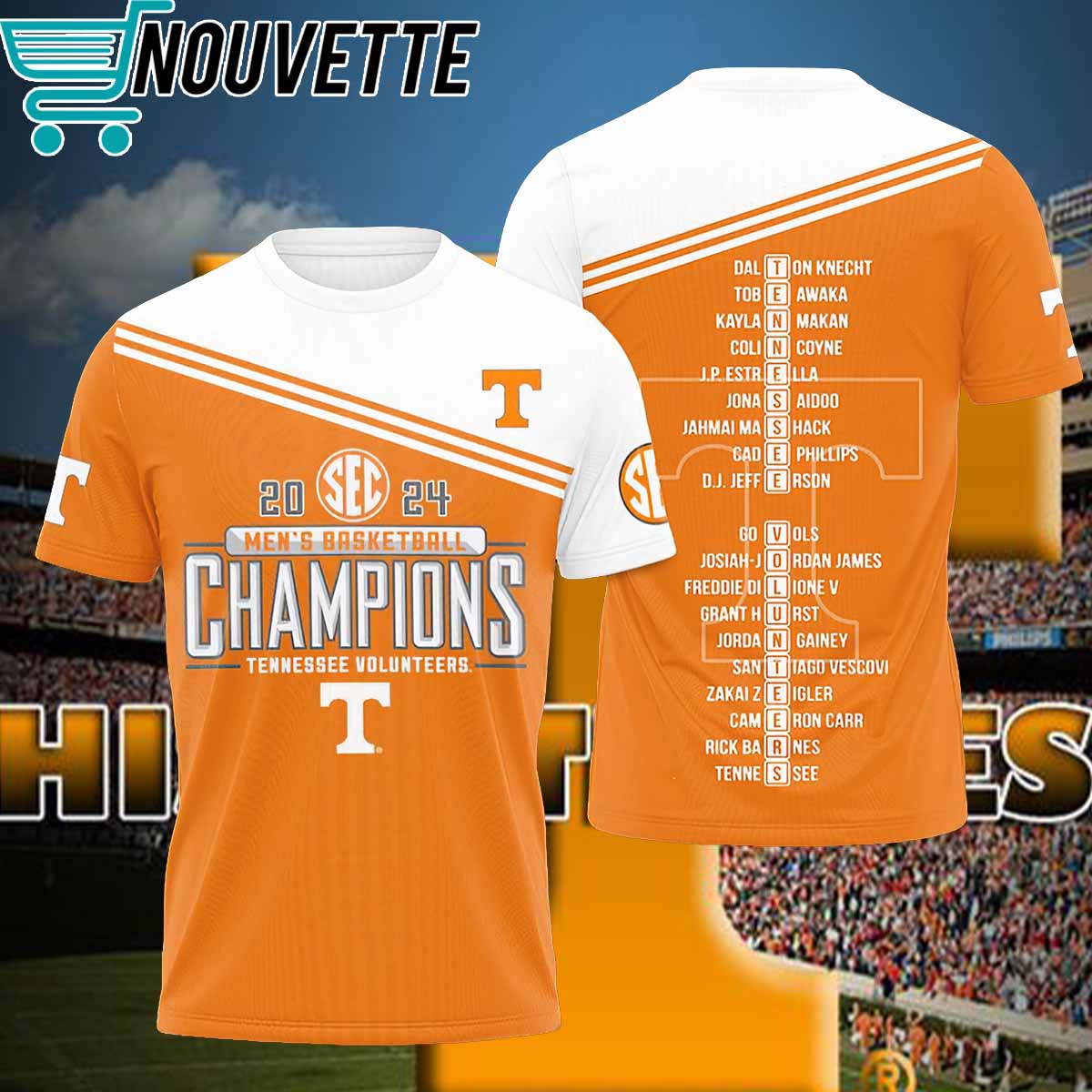 2024 Basketball Champions Tennessee Volunteers Hoodie 2024 Basketball Champions Tennessee Volunteers Hoodie