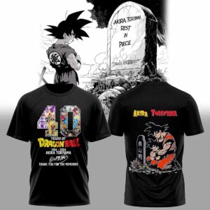 40 Years Of Dragon Ball 1984 2024 Akira Toriyama Signature Thank You For The Memories Hoodie 1 40 Years Of Dragon Ball 1984 2024 Akira Toriyama Signature Thank You For The Memories Hoodie