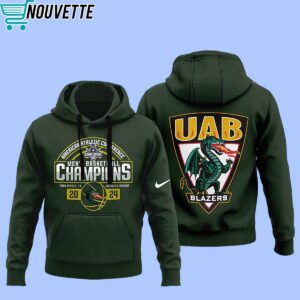 American Athletic Conference UAB Blazers Basketball Champions 2024 Hoodie