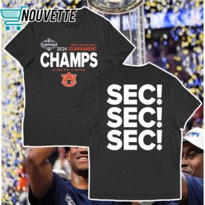 Auburn Basketball 2024 SEC Championship Shirt Auburn Basketball 2024 SEC Championship Shirt