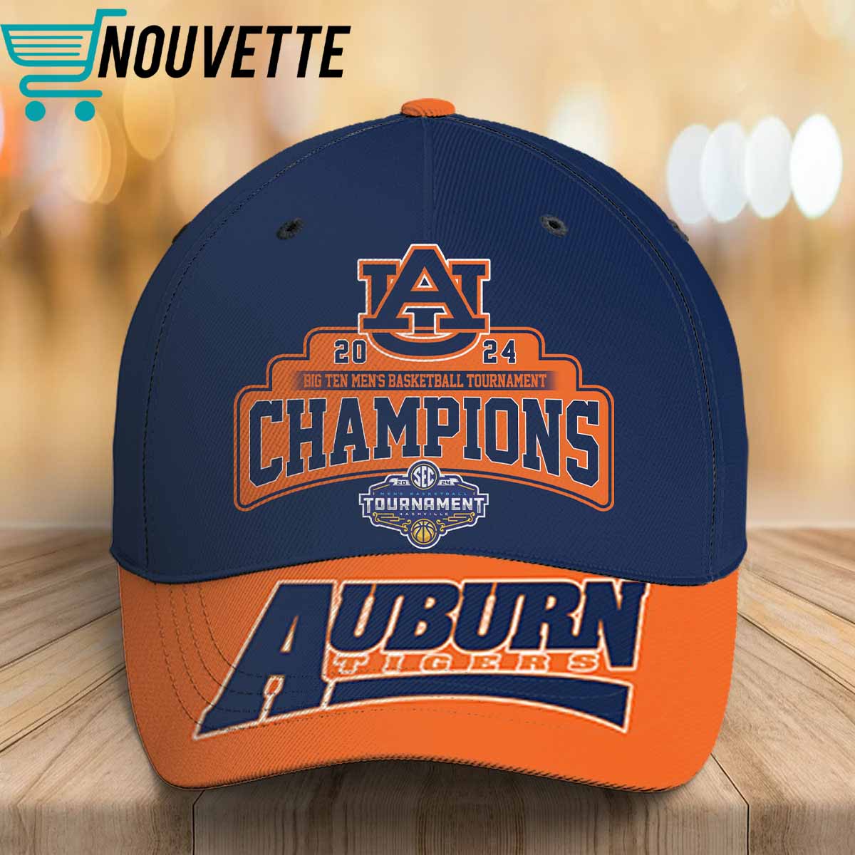 Auburn Basketball SEC Champions 2024 Cap Auburn Basketball SEC Champions 2024 Cap