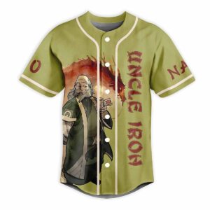 Avatar The Last Airbender Uncle Iroh Sick Of Tea Thats Like Being Sick Of Breathing Custom Baseball Jersey