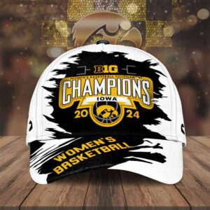 B1G Iowa Hawkeyes Womens Basketball Tournament Champions 2024 Classic Cap B1G Iowa Hawkeyes Womens Basketball Tournament Champions 2024 Classic Cap