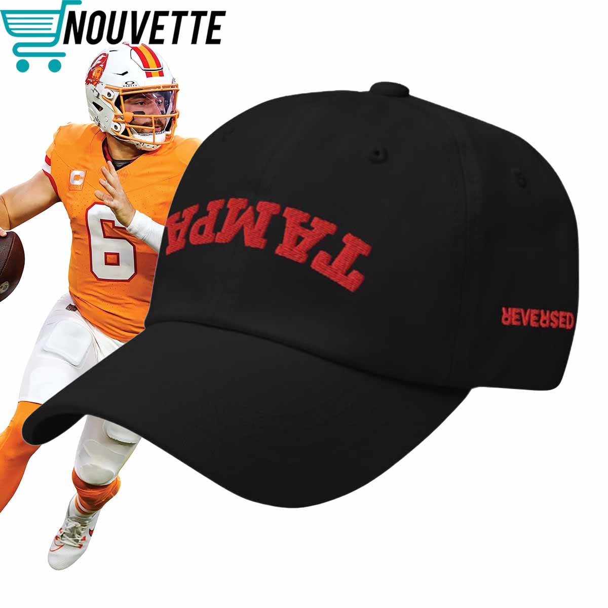 Baker Mayfield Tampa Upside Down Hat Baker Mayfield Tampa Upside Down Hat
