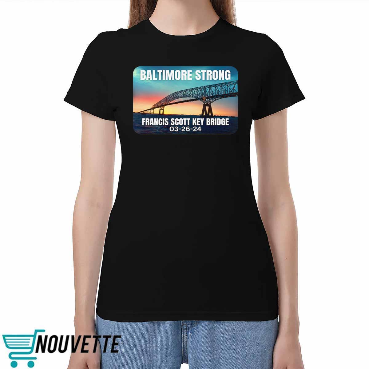 Baltimore Bridge Collapse T Shirt Francis Scott Baltimore Bridge Collapse T-Shirt Francis Scott