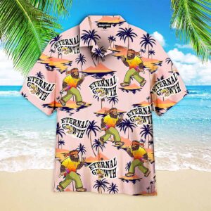 Bigfoot Hippie Eternal Growth Aloha Hawaiian Shirt