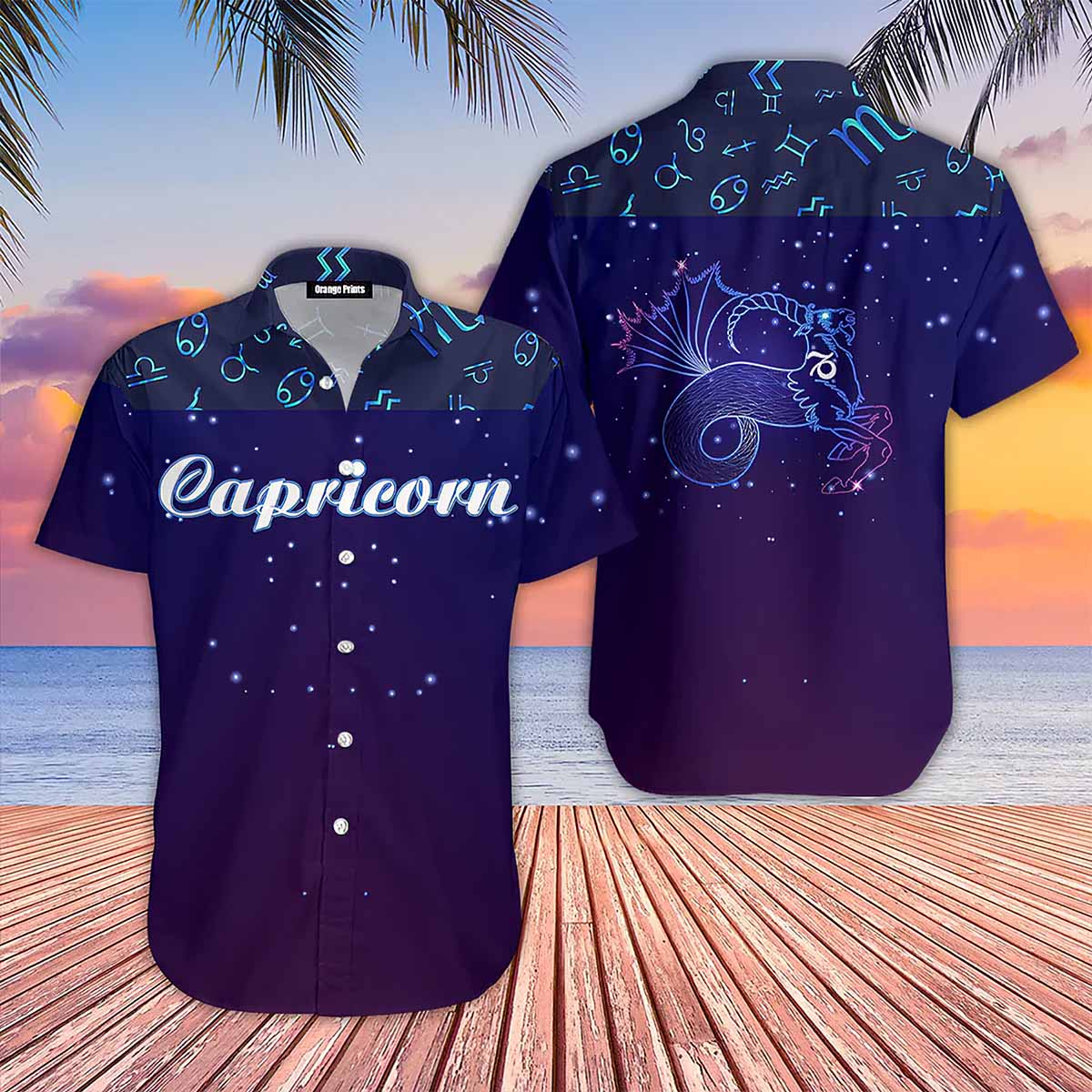 Capricorn Zodiac Hawaiian Shirt Capricorn Zodiac Hawaiian Shirt