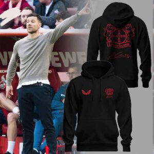 Coach Xabi Alonso Bayer Leverkusen Signature Hoodie