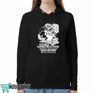 Cookd Construction Call Us Anytime 213 340 4039 Flush Your Problems Away Shirt