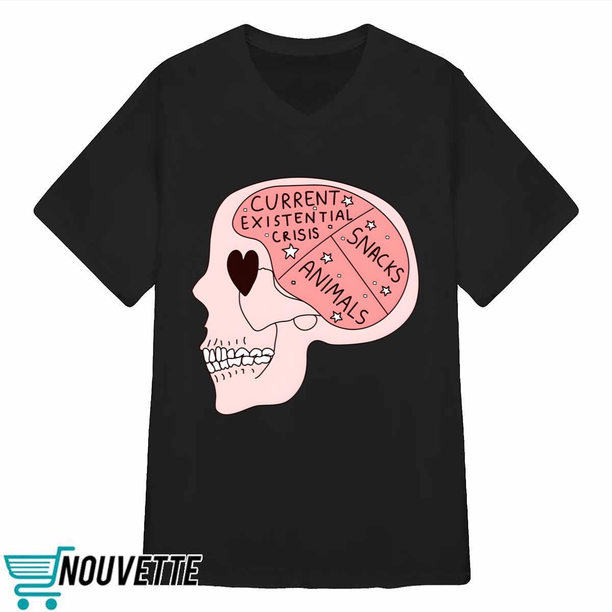 Current Existential Crisis Snacks Animals Shirt Current Existential Crisis Snacks Animals Shirt