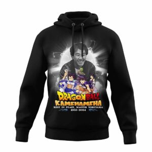 Dragon Ball Kamehameha Rest In Peace Master Toriyama 1955 2024 Hoodie